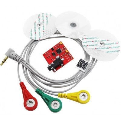 EMG Muscle Sensor Module V3.0 with Cable & Electrodes | Muscle Signal Detection Sensor for Arduino, ESP32 & Biomedical Projects