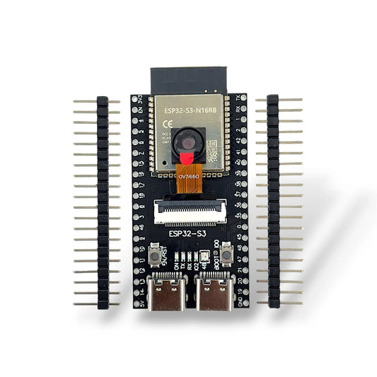 ESP32-S3 CAM Development Board N16R8 | WiFi Bluetooth Module with Camera & Dual Type-C Port for AI, IoT & DIY Projects