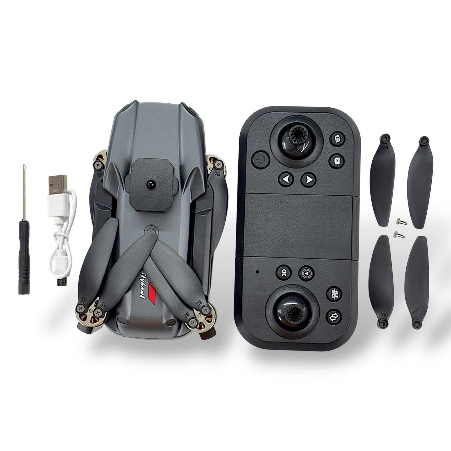 F9 Brushless Motor Drone with Dual Camera | 4-Way Obstacle Avoidance | Optical Flow Stabilization RC Drone with Pan-Tilt & Remote Control