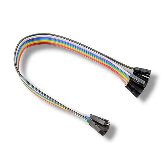 Female to Female Jumper Wire Pack of 10 | Breadboard Connecting Cables for Arduino, Raspberry Pi & DIY Electronics
