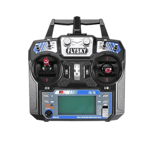 FlySky FS-i6 2.4GHz 6 Channel RC Transmitter with FS-iA6B Receiver | AFHDS 2A Radio Controller for Drones, RC Planes, Cars & Boats