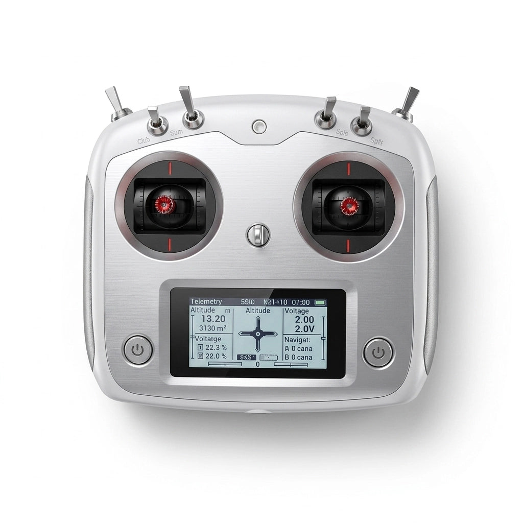 Flysky FS-i6S 2.4GHz 10 Channel AFHDS 2A RC Transmitter with FS-iA10B Receiver | Radio Controller for Drones, RC Planes & Robotics