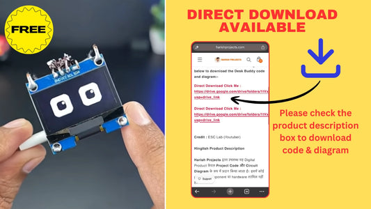 Free Project Code & Diagram for Desk Buddy by Harish Projects