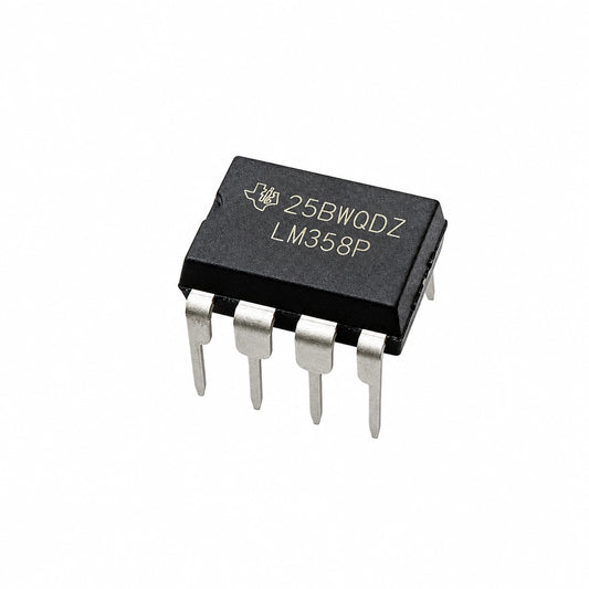 LM358P PDIP-8 High Gain Operational Amplifier IC | Dual Op-Amp for Arduino, Audio & DIY Electronics Projects