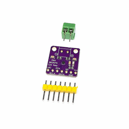 MAX98357A I2S Audio Amplifier Breakout Board | Class-D Mono Amp for Raspberry Pi & Microcontrollers