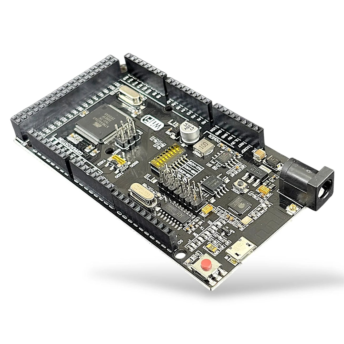 Mega + WiFi R3 ATmega2560 with ESP8266 NodeMCU | CH340G USB-TTL Compatible Development Board for Arduino Mega Projects