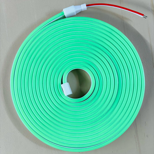 Neon Strip Light Green 5 Meter | 12V DC | Best Quality | Flexible