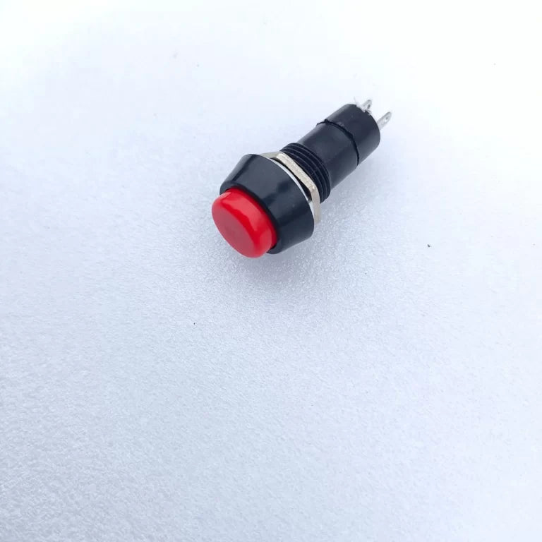 Push ON Push OFF Button 12mm Round | Self Locking 2 Pin Switch 6A ...