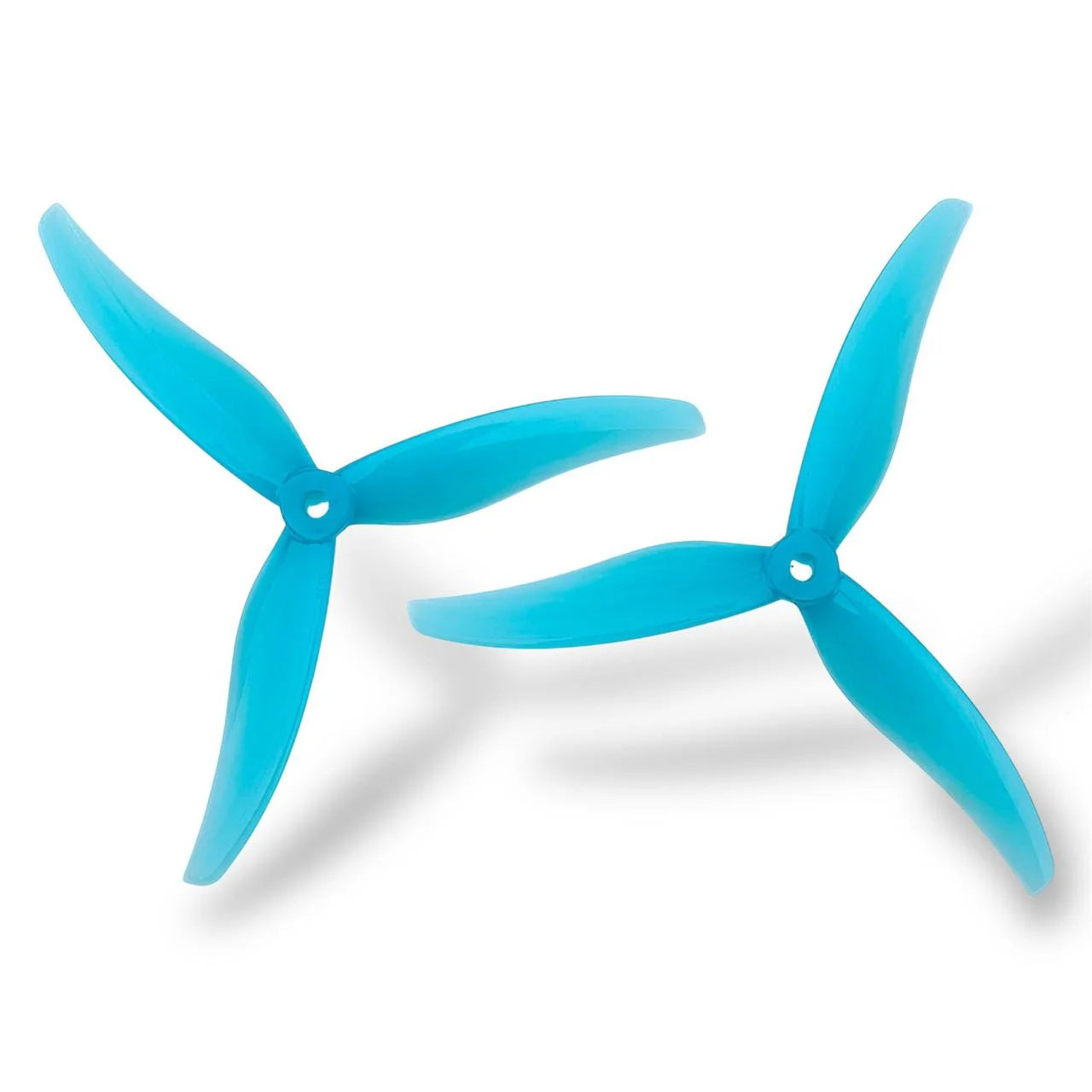 Pro-Range 5536 Hurricane PC 3-Blade Propellers (Clear Blue) – 2CW + 2CCW Drone Propeller Set
