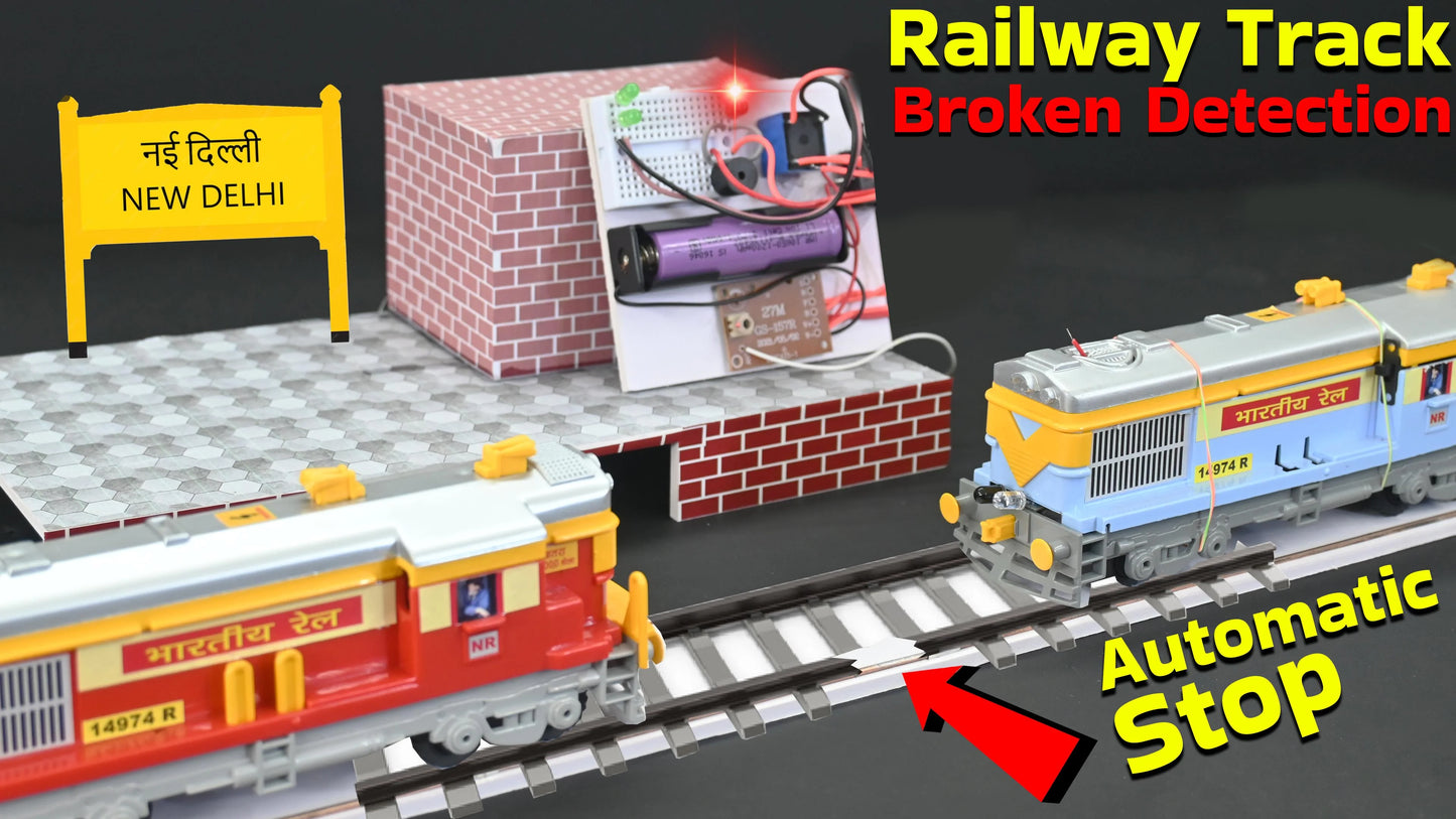 Railway Track Broken Detection - For Train Accident Prevention | Science Project Kit