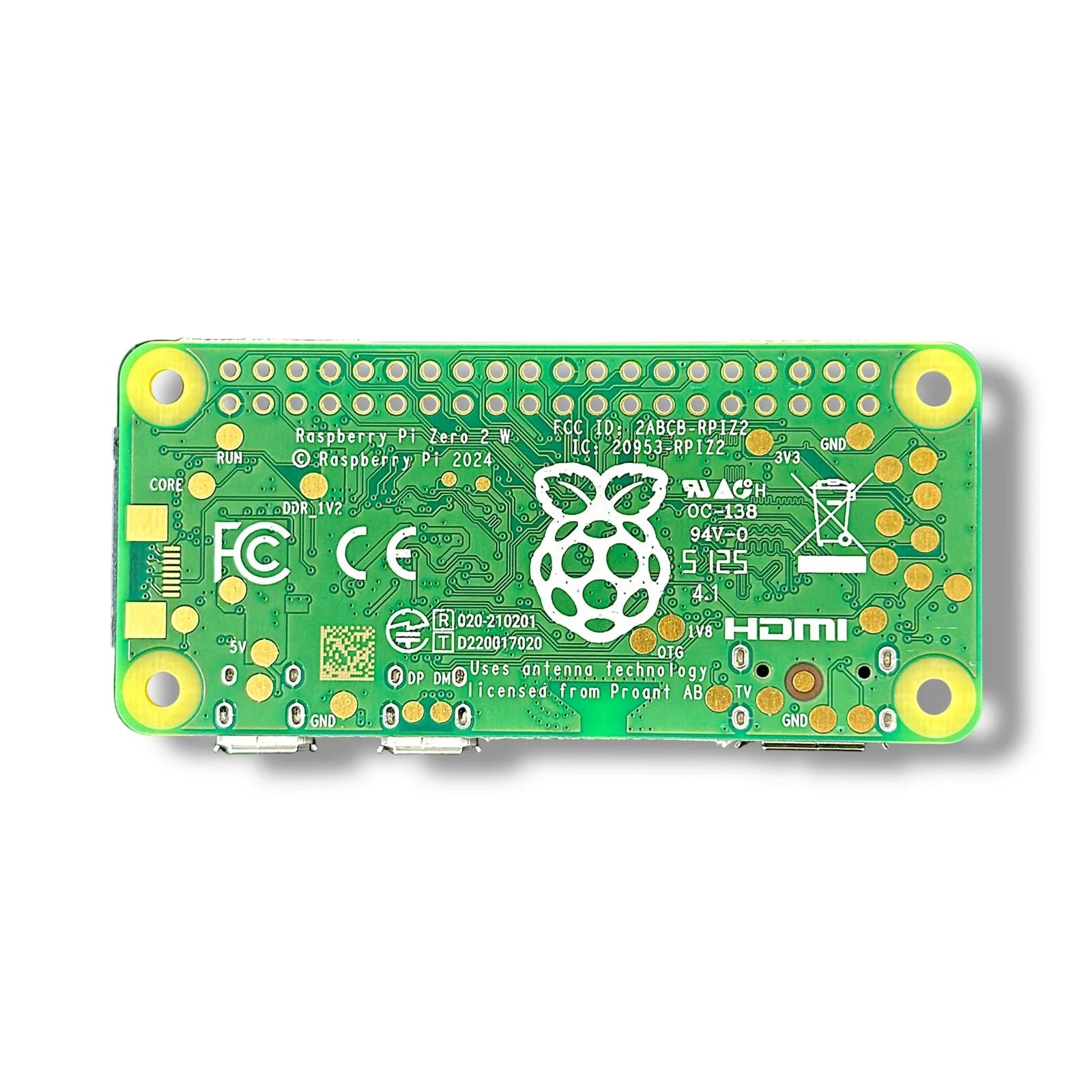 Raspberry Pi Zero 2 W Compact Quad-Core WiFi & Bluetooth Mini Computer ...