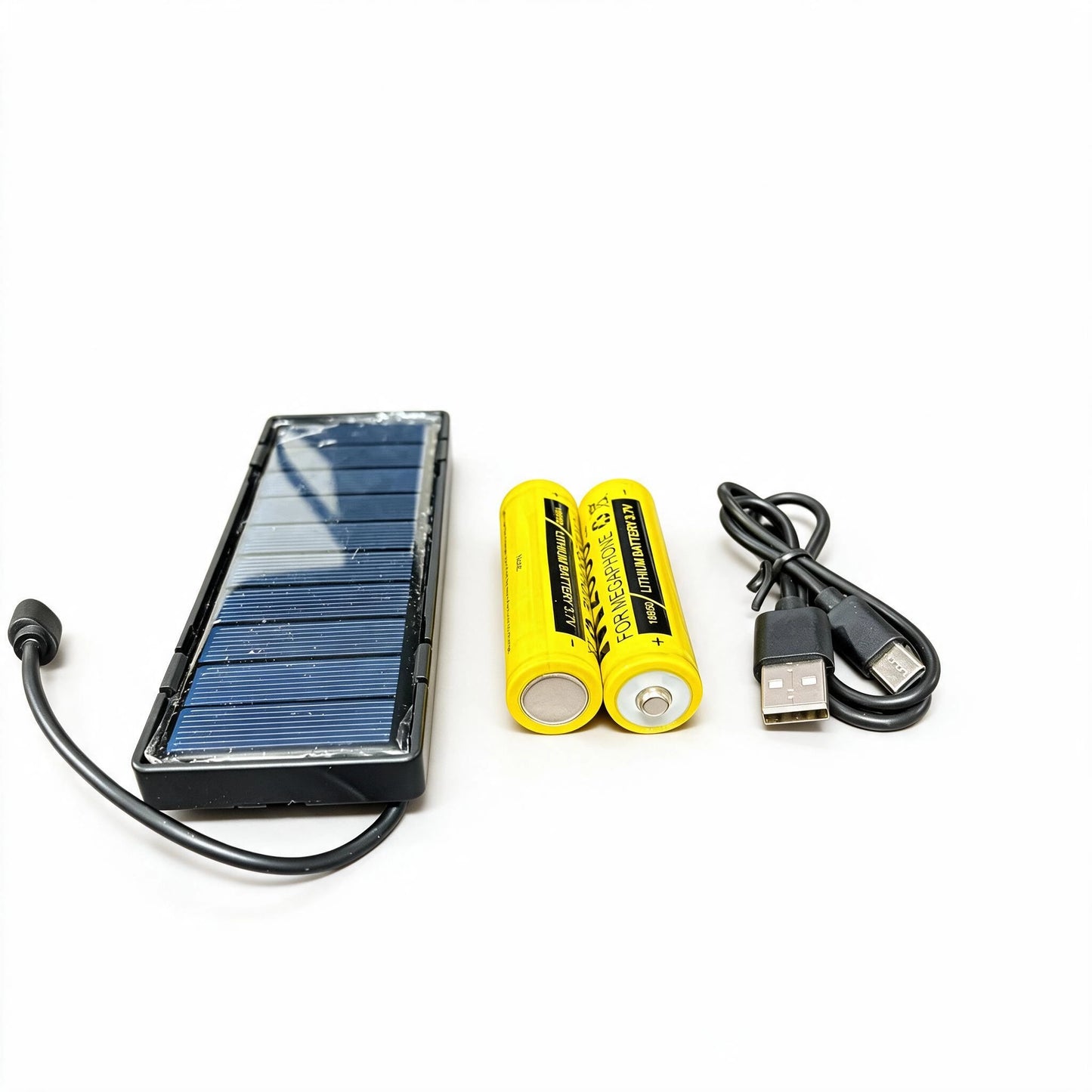 150W Megaphone with Solar Charging | Rechargeable Portable PA Speaker with Siren, USB, TF Card, Recording & Microphone