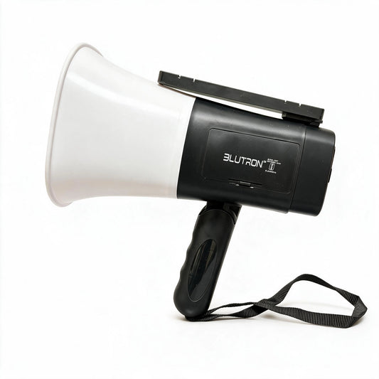 150W Megaphone with Solar Charging | Rechargeable Portable PA Speaker with Siren, USB, TF Card, Recording & Microphone