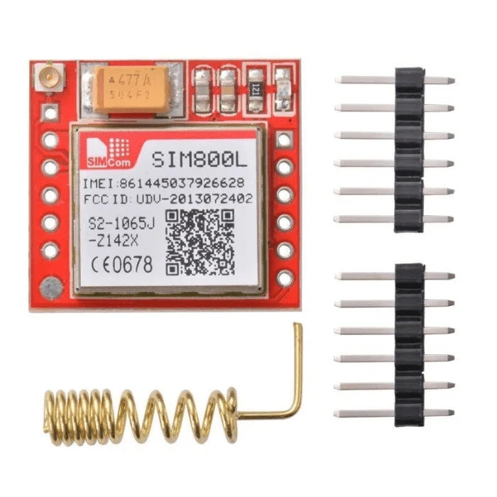 SIM800L GSM GPRS Module | Quad-Band GSM GPRS Development Board for Arduino, IoT & DIY Electronics Projects