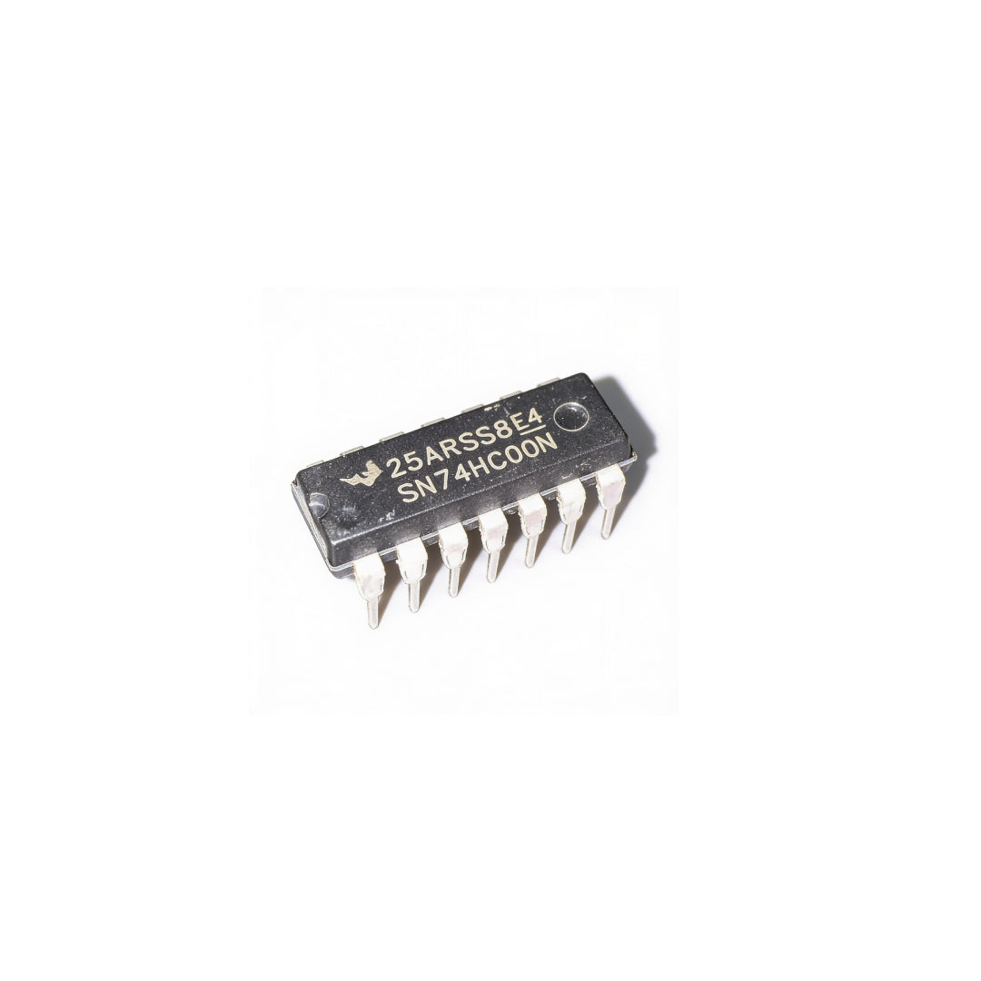 SN74HC00N IC 7400 Quad 2-Input NAND Gate | 74HC00 Digital Logic IC DIP-14 for Arduino, Electronics & DIY Projects