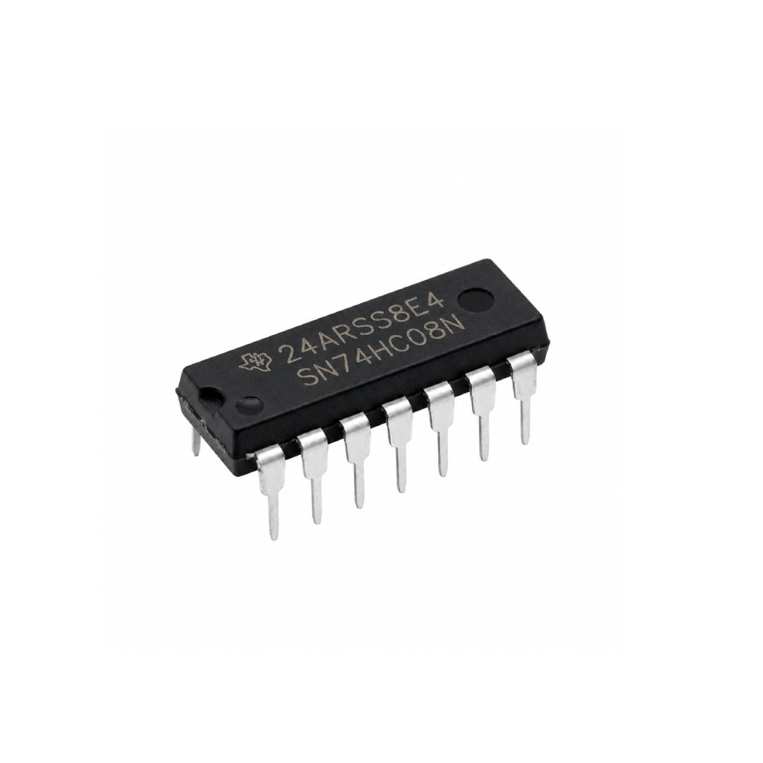 SN74HC08N IC 7408 Quad 2-Input AND Gate | 74HC08 Digital Logic IC DIP-14 for Arduino, Electronics & DIY Projects