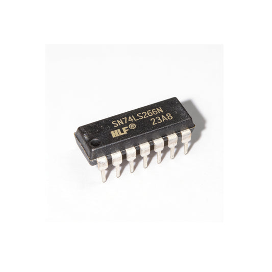 SN74LS266N IC 74266 Quad 2-Input XNOR Gate | 74LS266 Digital Logic IC with Open-Collector Outputs DIP-14