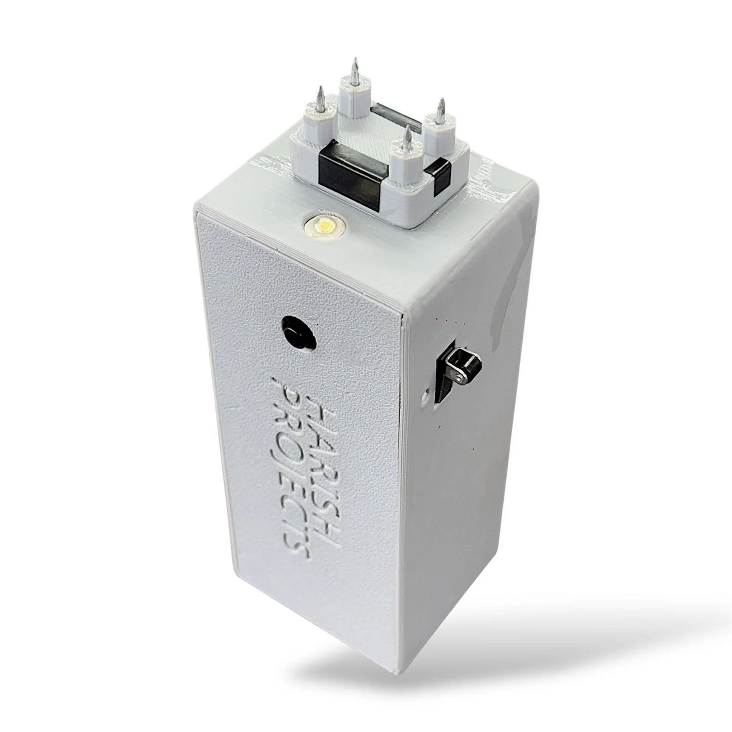 Self Defense Electric Dual 400K V Shock Device with LED Light by Harish Projects | Rechargeable 2000mAh Battery | Safety & Science Project Gadget