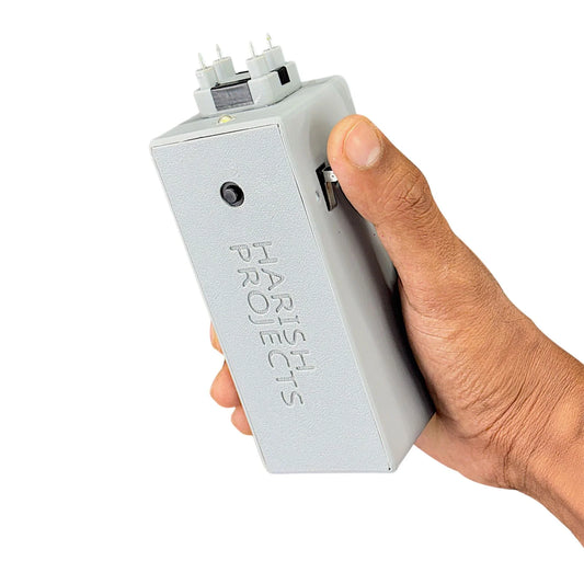 Self Defense Electric Dual 400K V Shock Device with LED Light by Harish Projects | Rechargeable 2000mAh Battery | Safety & Science Project Gadget