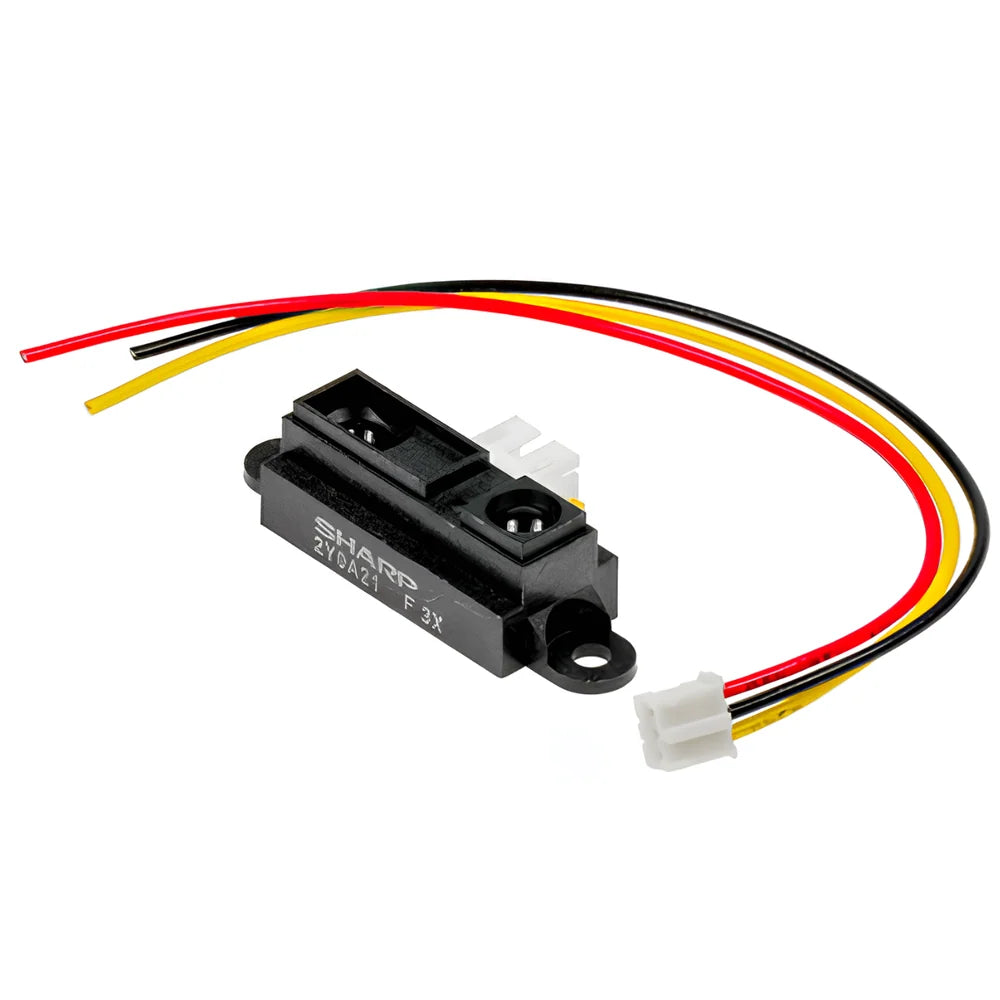 Sharp GP2Y0A21YK0F Infrared Distance Sensor 10–80cm | Analog IR Proximity Sensor for Arduino, Robotics & Automation