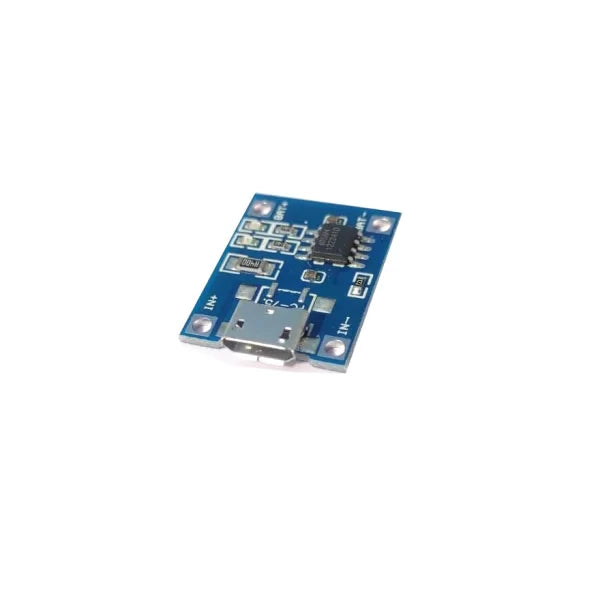 Single Chip TP4056 Power Bank Module Micro USB (Buy 10 & Get 3.7V 1 Battery Free)