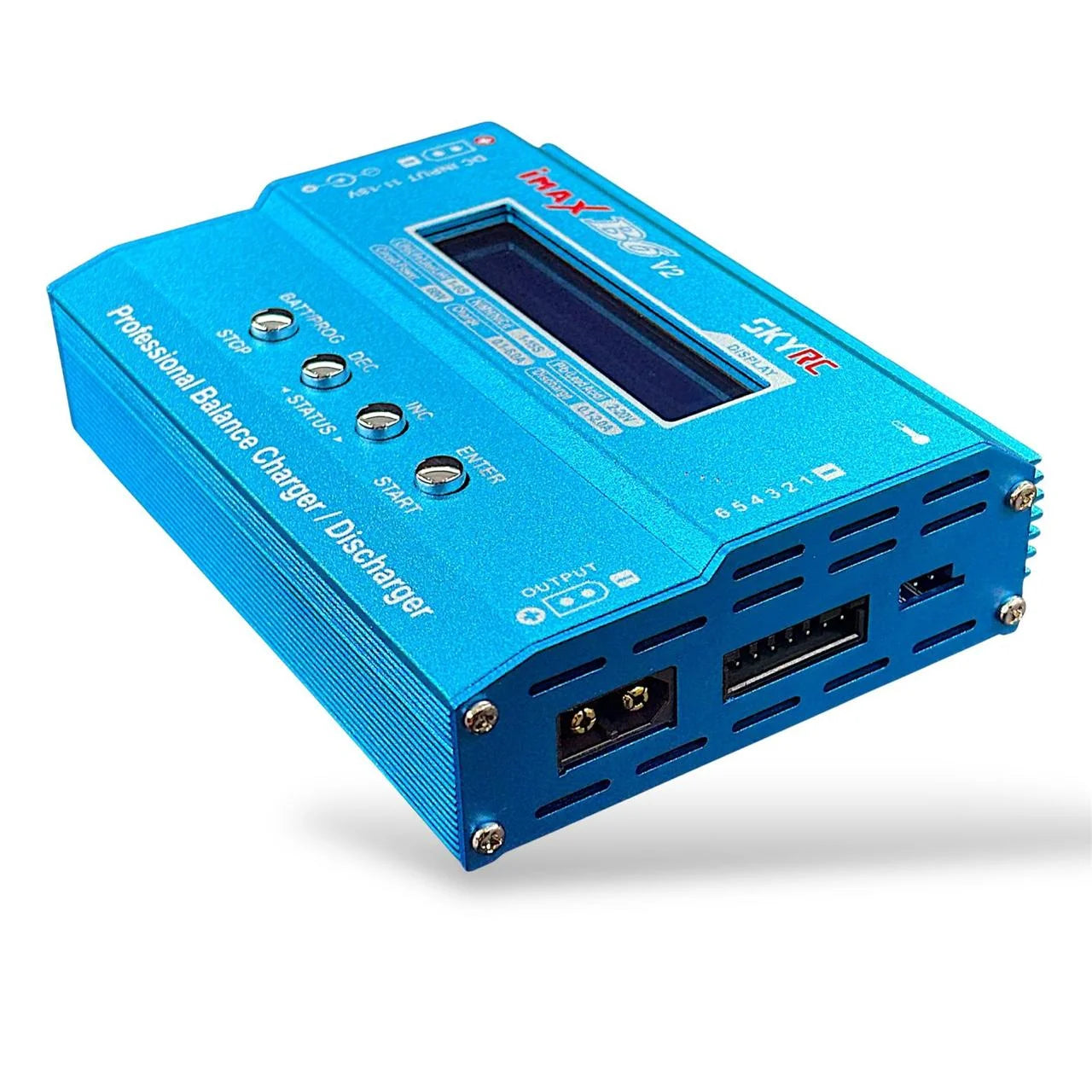 SkyRC iMAX B6 V2 60W Charger/Discharger (1–6A, 1–6S LiPo/Li-ion/LiFe) with 12V 5A 60W DC Power Adapter – Original Balance Charger