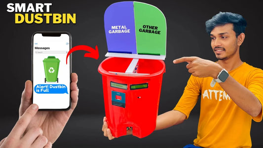 Smart Dustbin - with Automatic SMS sender | IOT Based Project | Science Project Kit