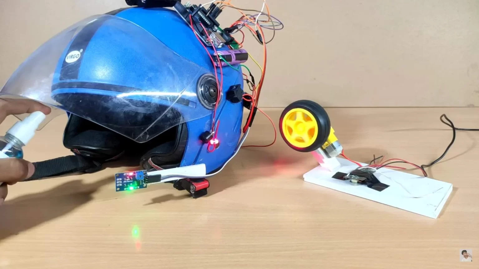 Smart Helmet with Alcohol Detection for Drivers Project | Best Science ...