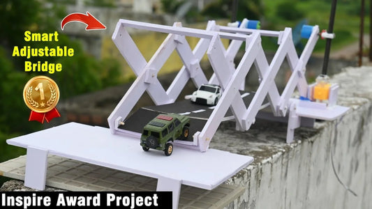 Smart Adjustable Bridge - Inspire Award Project | Best Science Project