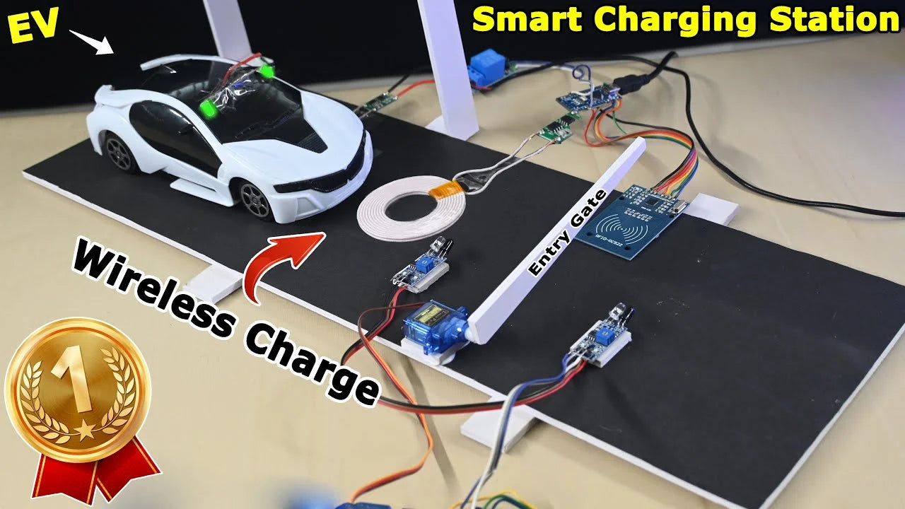 Smart EV Charging System | Futuristic Project | Science Project Kit ...