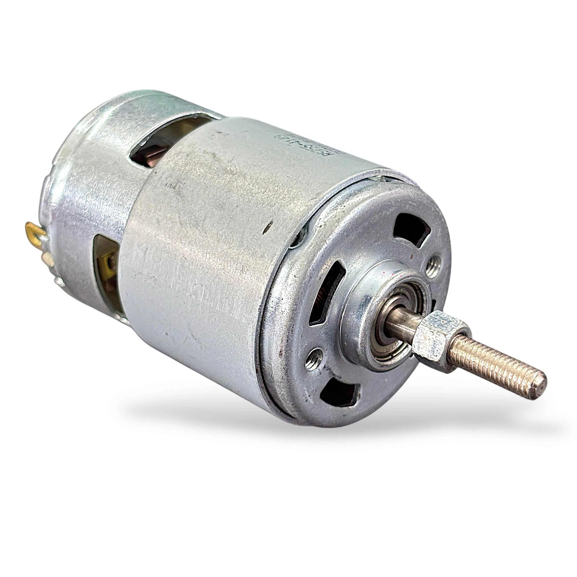 Threaded Shaft (Bolt Shaft) RS-755 DC Motor 12V with Original Bearing ...