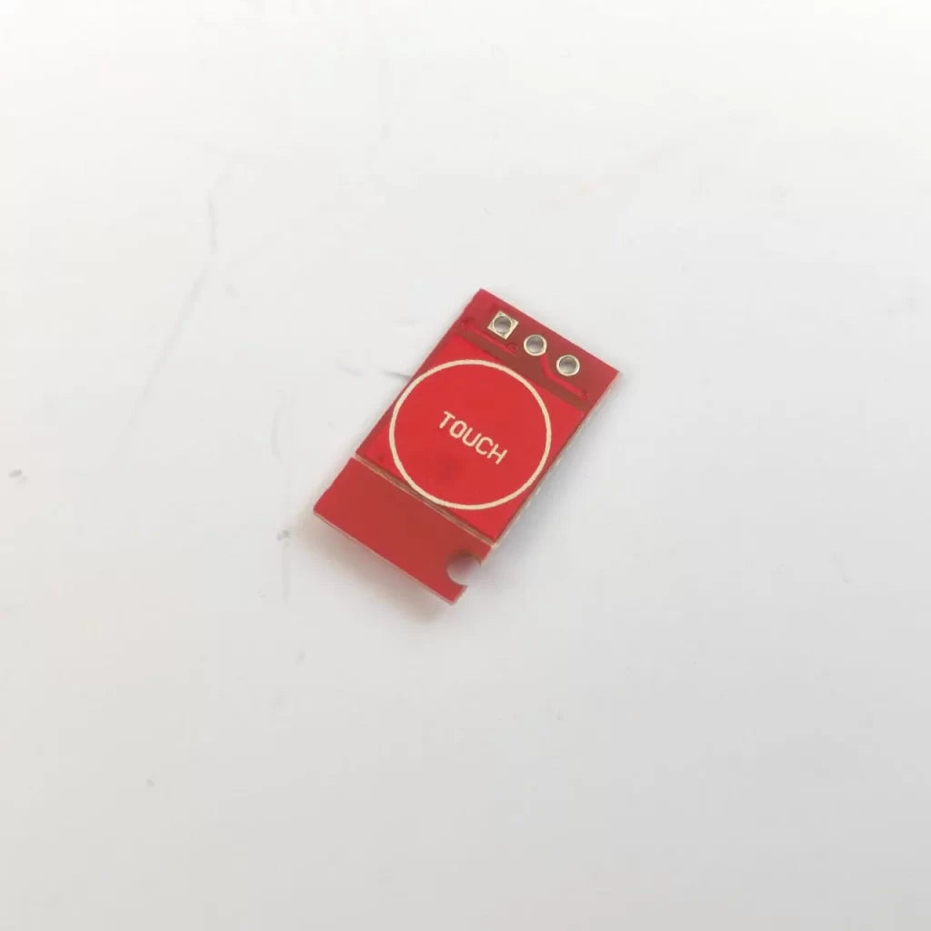 TTP223 1-Channel Capacitive Touch Sensor Module Red Color (Buy 2 Get Free 2 LED)