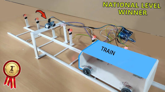 Train Accident Prevention Project Using Ultrasonic Sensor | Best Science Project Kit