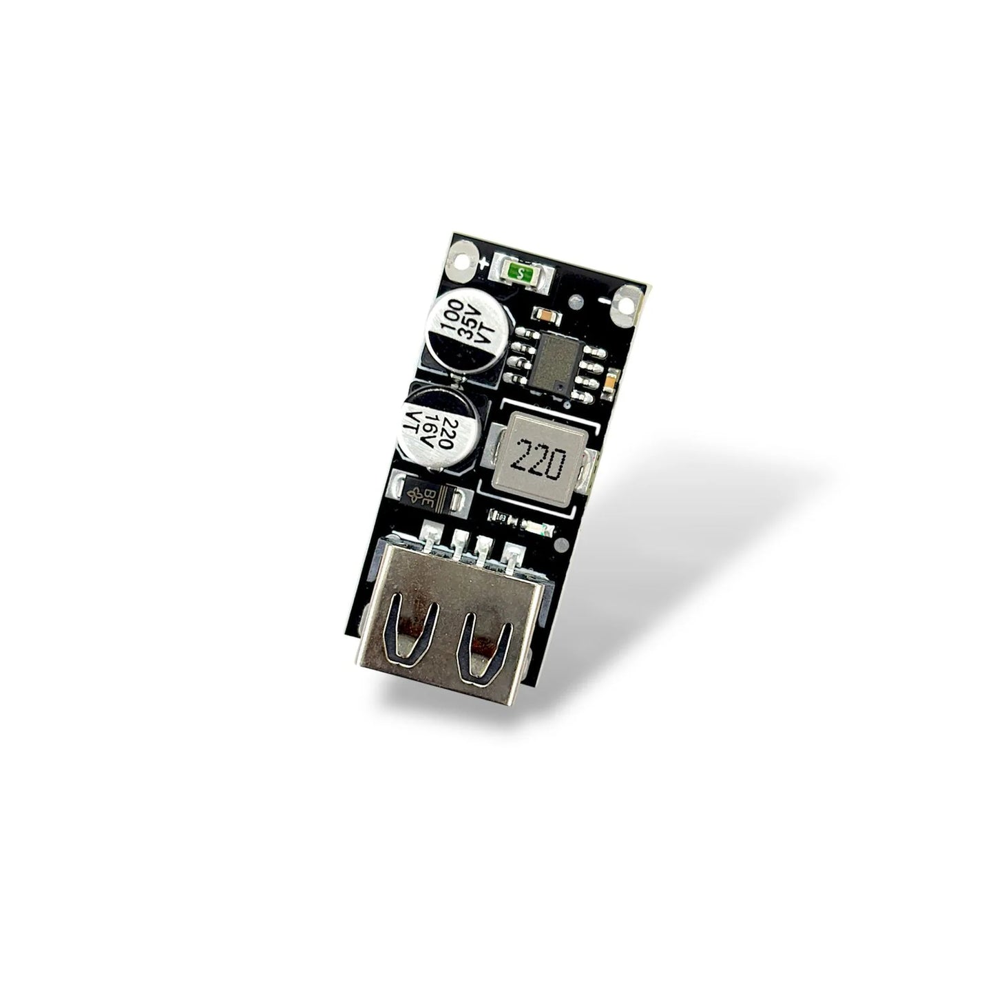 USB Fast Charging Module (DC 6–32V Input) | 5V 3A Step-Down Converter | Dual USB Quick Charge Output for DIY Power Supply & Automotive Use