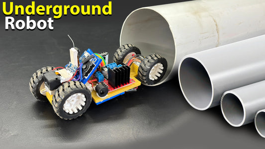 Underground Robot for Army & Construction Full Working Project Kit
