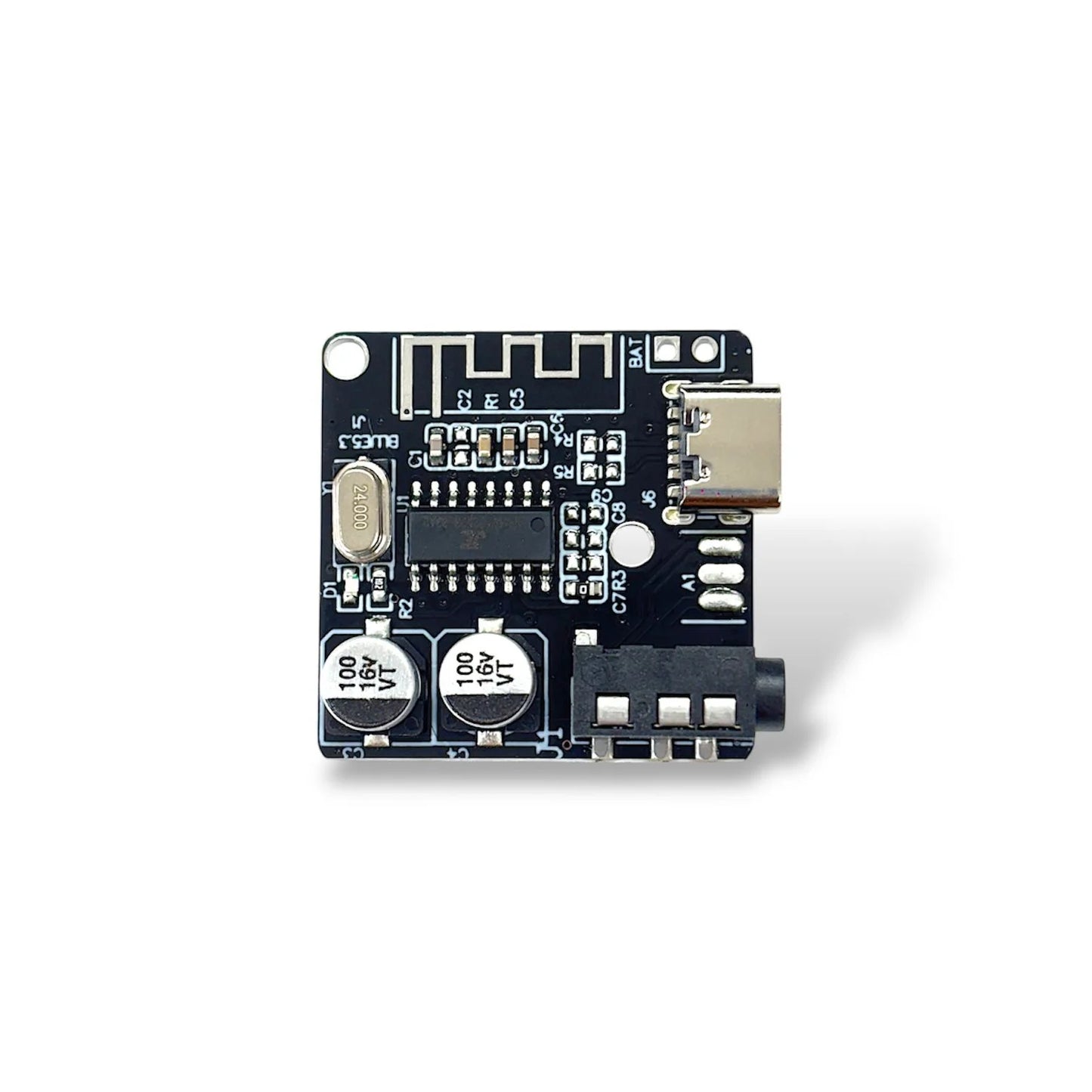 Blackboard VHM-314 Bluetooth 5.0 MP3 Decoder Board (Type-C) Wireless Audio Receiver & Music Playback Module for DIY Audio Amplifier Projects