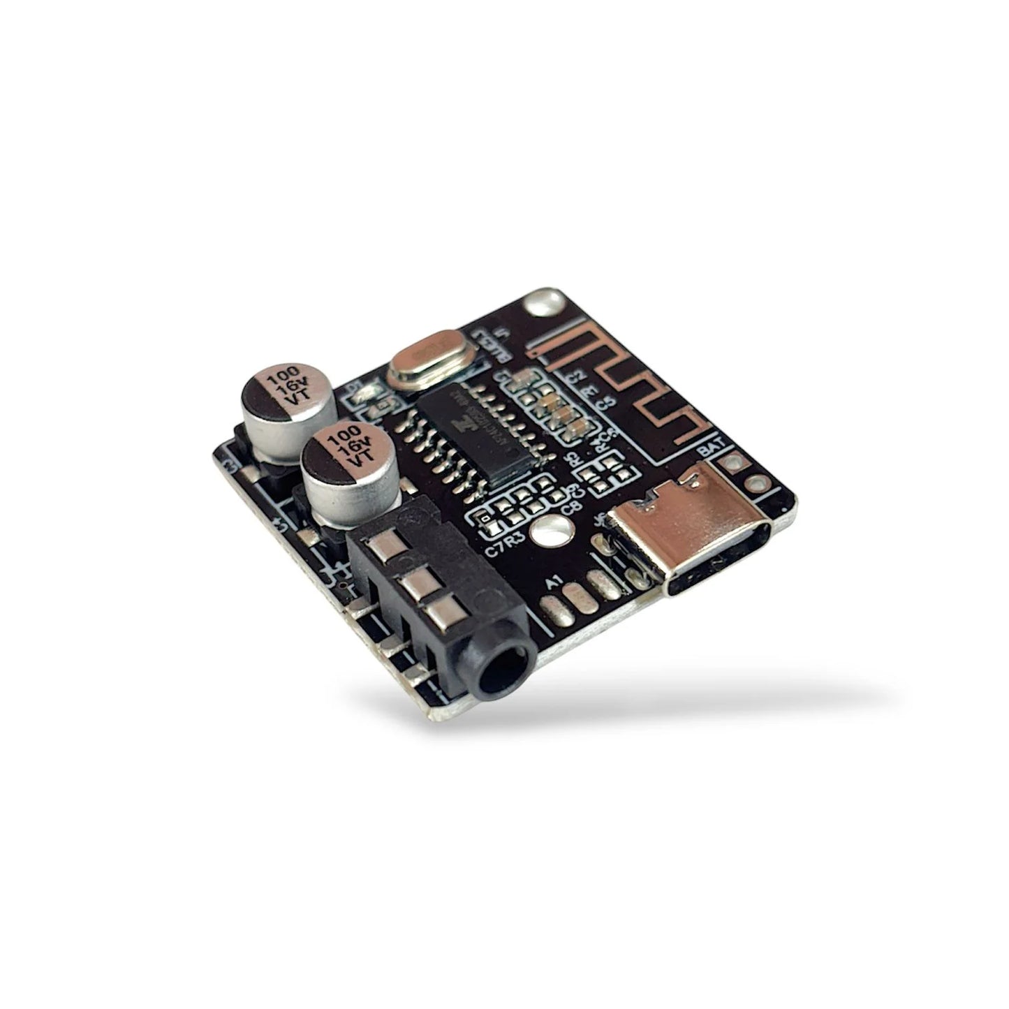 Blackboard VHM-314 Bluetooth 5.0 MP3 Decoder Board (Type-C) Wireless Audio Receiver & Music Playback Module for DIY Audio Amplifier Projects