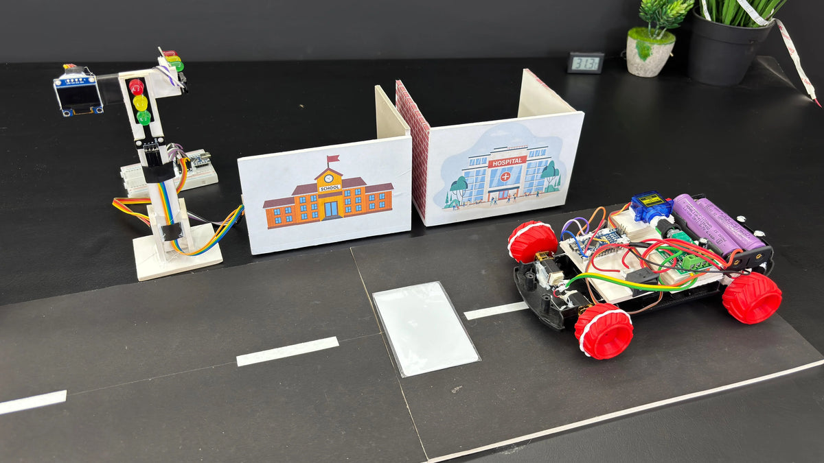 Automated Speed Control Automatic Vehicle Speed Control System in Public Place | Arduino Road ...