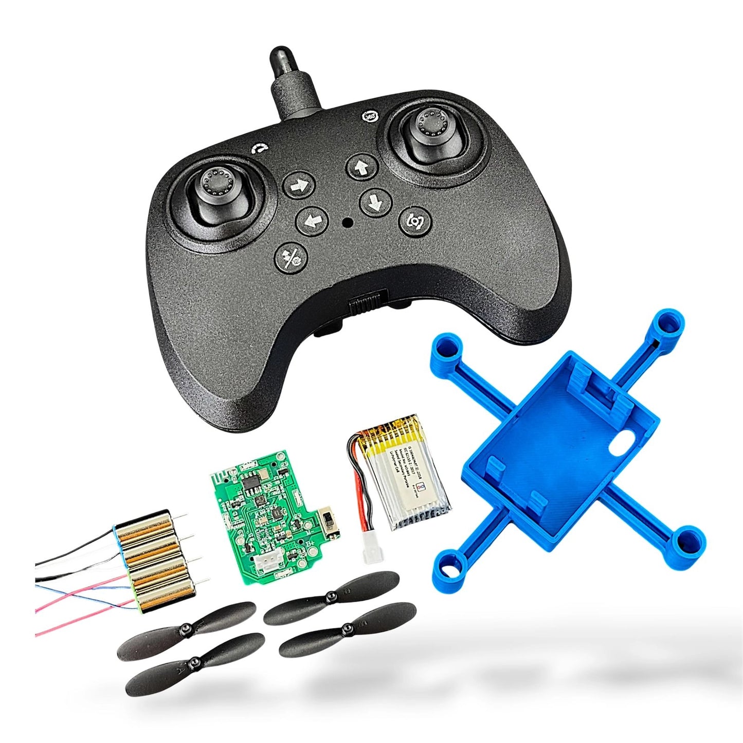 Easy DIY Drone Kit with 3D Printed Frame | STEM Learning Drone Project for Students, Beginners & Robotics Enthusiasts