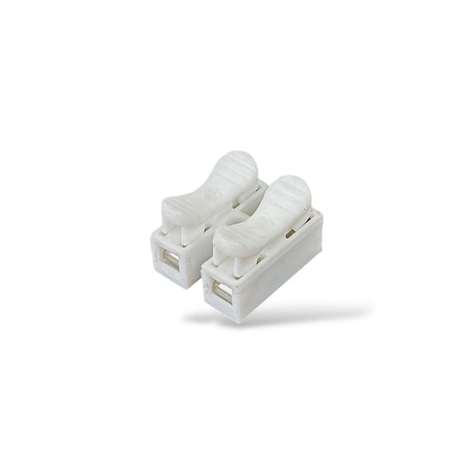 Wire Connector Pack of 3 | CH-2 2 Way Quick Push Universal Electrical Wire Terminal Block for Fast & Safe Connections