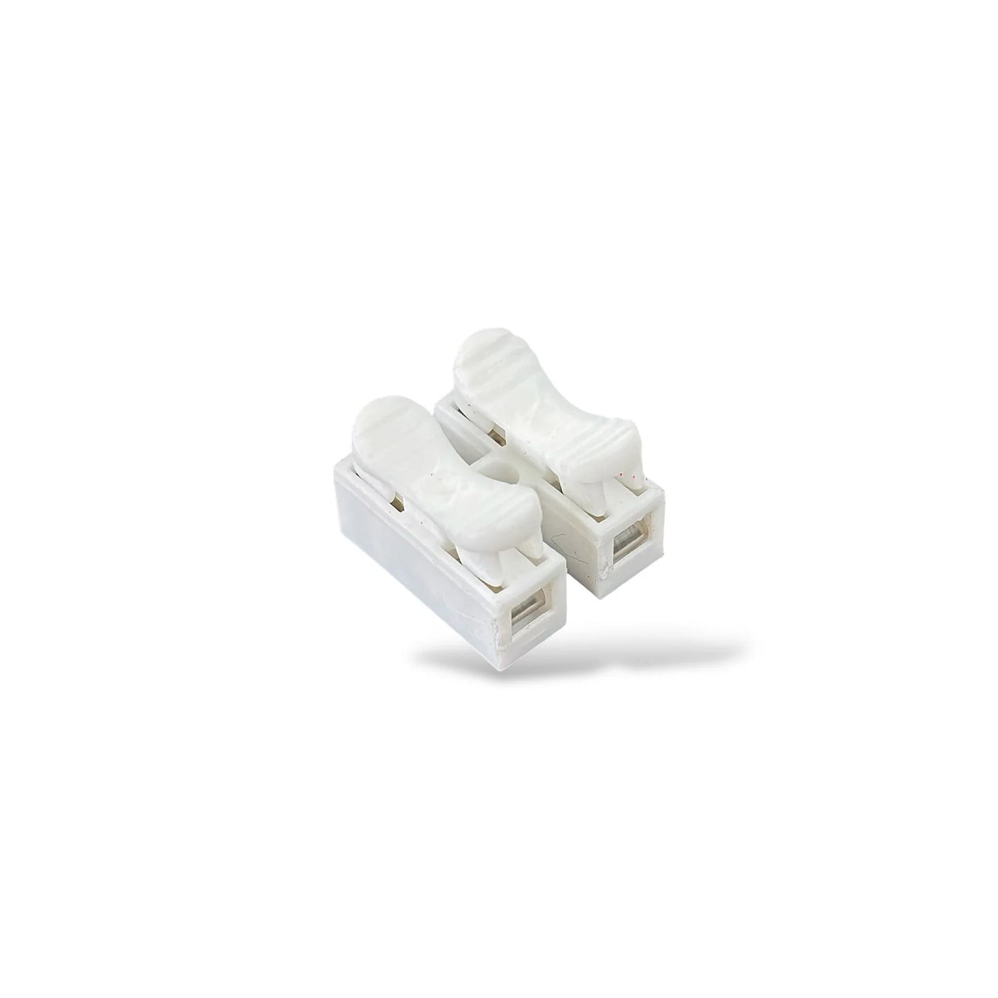Wire Connector Pack of 3 | CH-2 2 Way Quick Push Universal Electrical Wire Terminal Block for Fast & Safe Connections