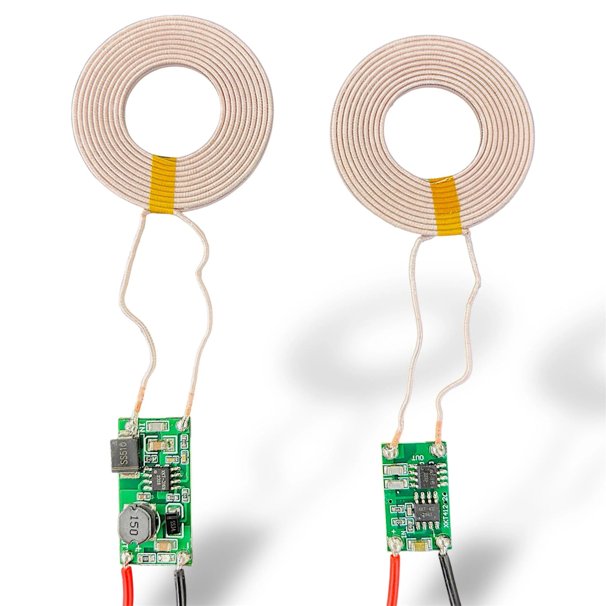 Wireless Transmitter Receiver 5V 2A Power Supply Charging Coil Module ...