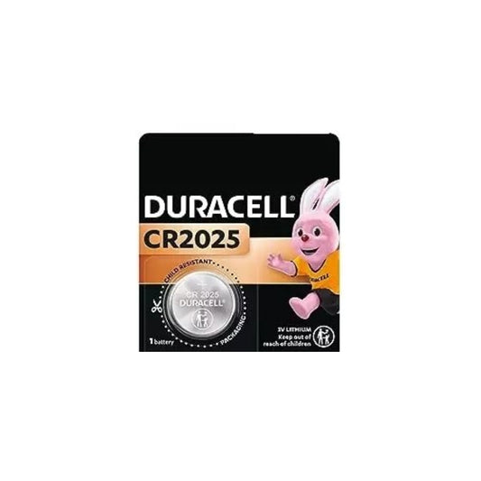 Duracell CR2025 3V Lithium Coin Cell Battery | Long Lasting Button Battery for Watches, Key Fobs & Electronics