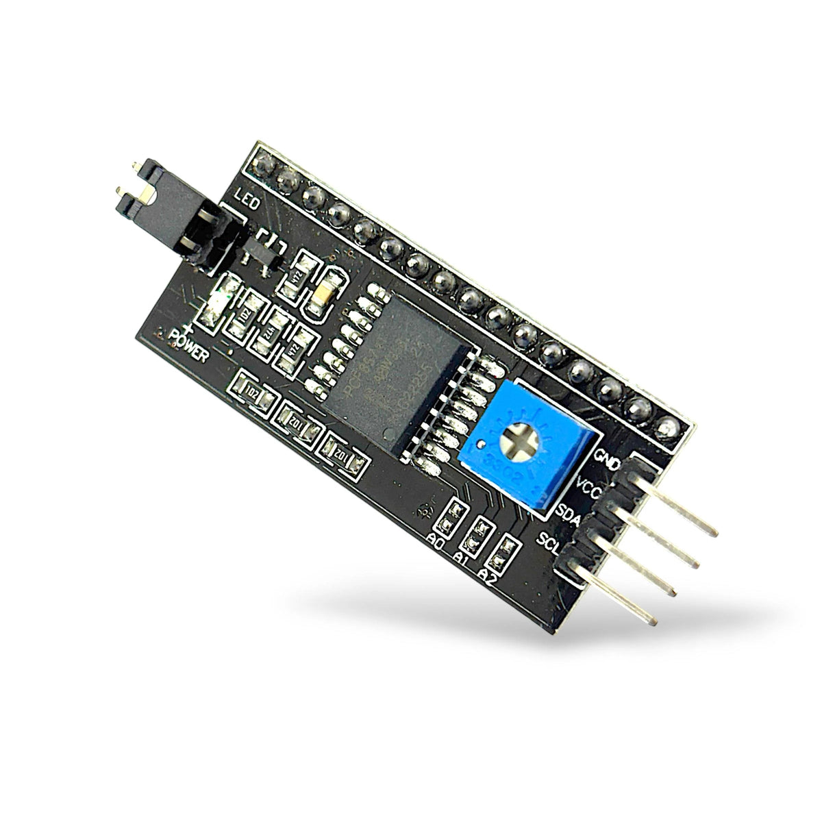 Led I2c Module I2C Module for 16x2 LCD Display Connector | I2C Serial Interface Adapt ...