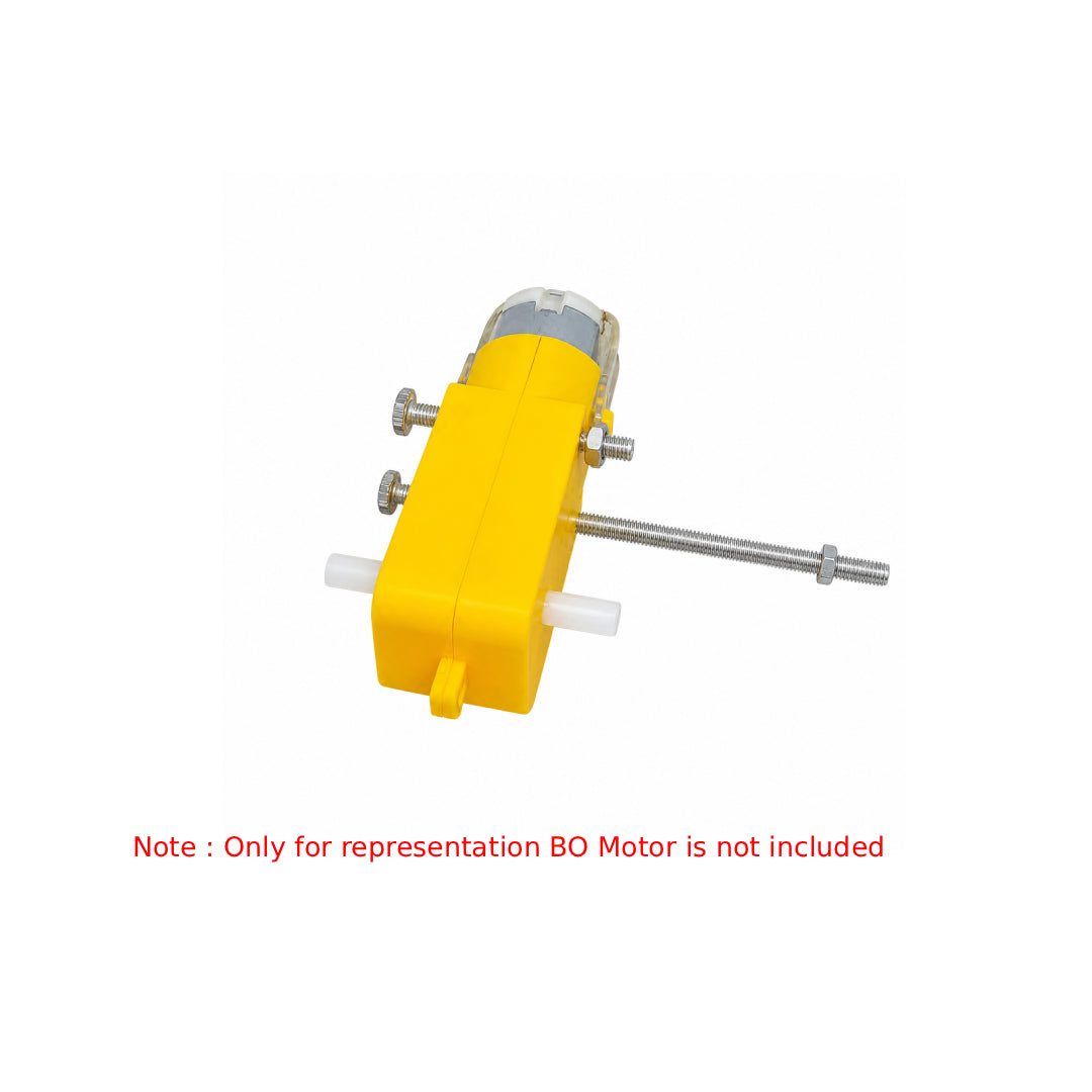 M3 30mm Hex Bolt with Nut for BO Gear Motor and DIY Projects