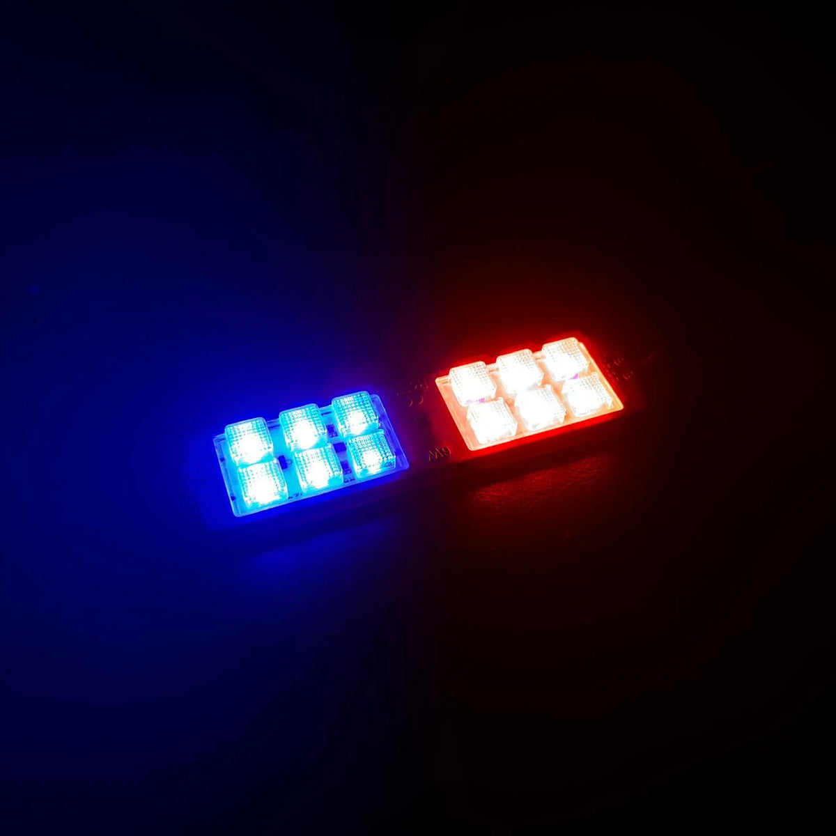 Red Blue Led Light Red & Blue LED Blinking Light 12V DC | Police Strobe Light for DIY Pro ...
