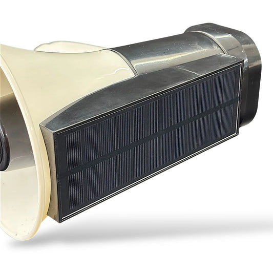 Solar Rechargeable Megaphone MP-935 with Built-in Torch & Police Siren | USB Playback, HD Recording & Sunlight Charging